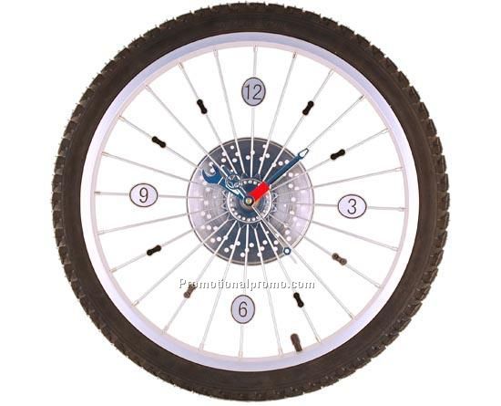 Bicycle tyre clock