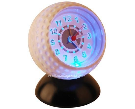 Golf clock with constant LED light
