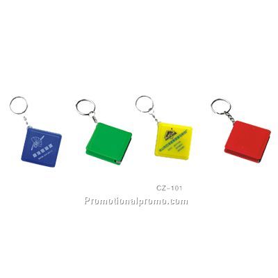 Tape measure keychain