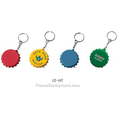 Tape measure keychain