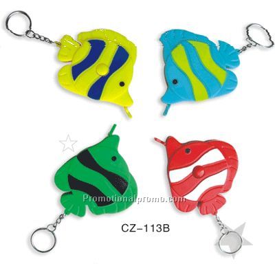 Tape measure keychain