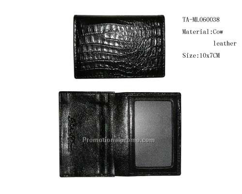 cow leather women`s wallet