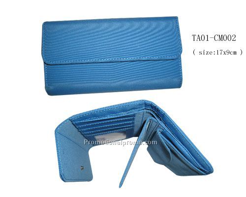 Micro fibre imitation leather women`s wallet