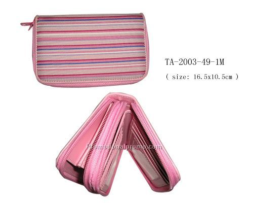Micro fibre imitation leather women`s wallet