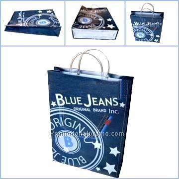 Custom printed plastic shopping bag