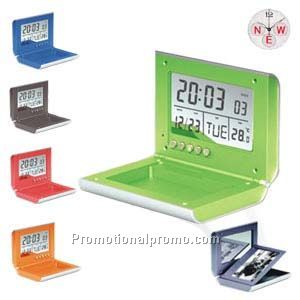 Multifunctional LCD clock