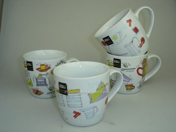 Hand Drawing Design Coffee Mug