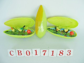 CORN W/SOUND plastic toys