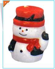 Christmas man candle