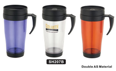 Plastic and Plastic Auto Mug