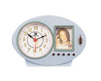 alarm clock with photo frame