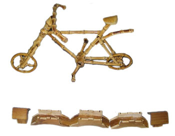 bamboo root toy cars