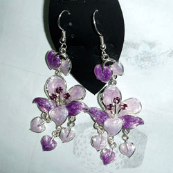 diamond alloy earrings