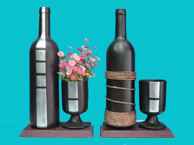 good-quality resin vase set