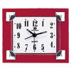 rectangle red alarm clock
