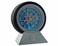 Touch Lamp Tire Clock,wheel clock