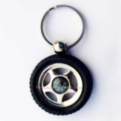 wheel shape keychain