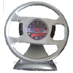 steering wheel clock