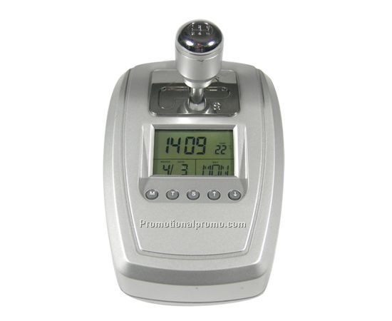 Gear scan radio with clock