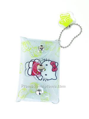 PVC coin wallet with key bags