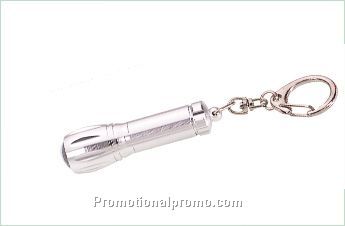 Metal keychain flashlight
