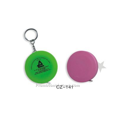 Tape measure keychain