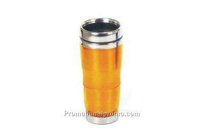 plastic travel mug