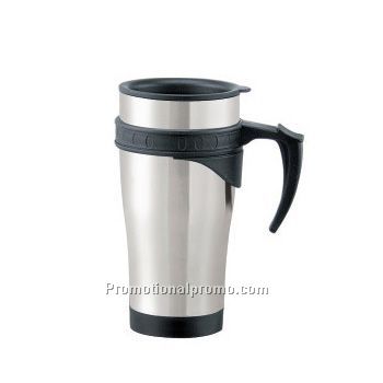 Stainless steel travel mug