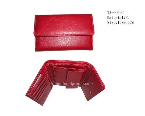PU imitation leather women`s wallet
