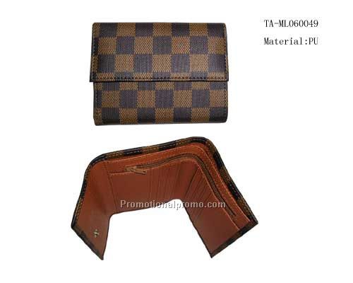 man credit card wallet with zipper