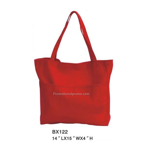 Canvas lady's shopping bag