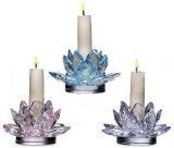 Crystal Lotiform Candle holder