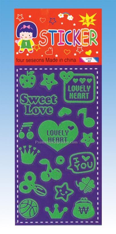 Sticker-Glow in Night Sticker