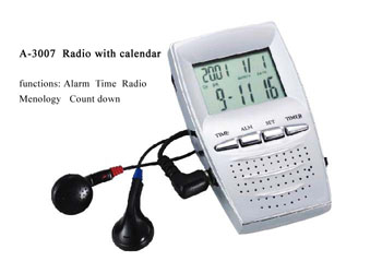 A-3007 Multifuction Clock Radio