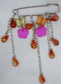 Alloy clothes brooches