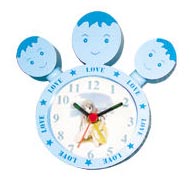 Cartoon children Clock