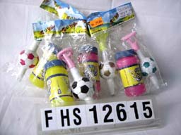 Football hubble-bubble gun toy