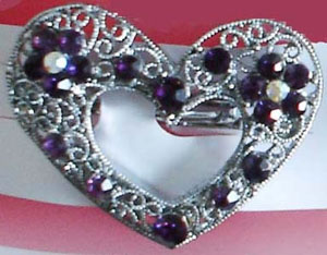 LOVE Alloy hair clamps