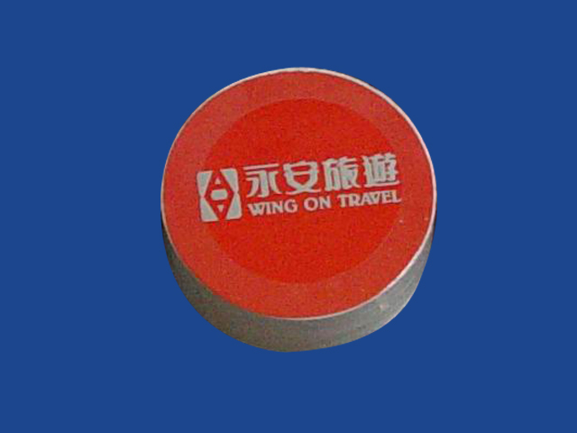 Round compress towel for advertisement