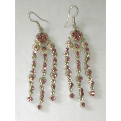 diamond alloy earrings