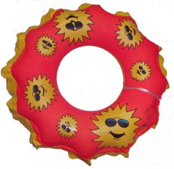 swim ring puff toy