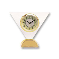 triangle standing Transparent clock