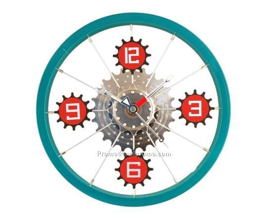 Bicycle hub clock