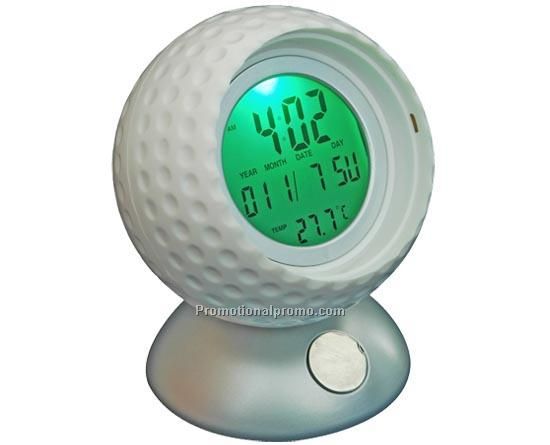 Golf clock with touch LCD light