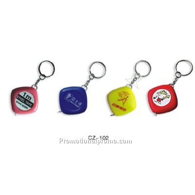 Tape measure keychain