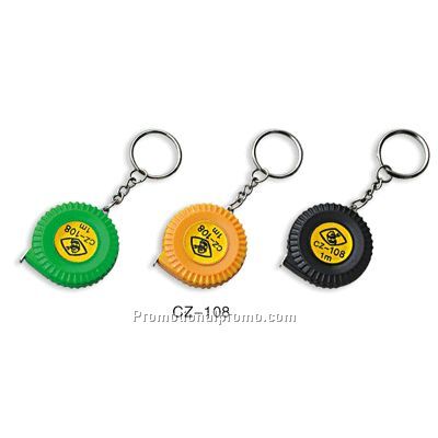 Tape measure keychain