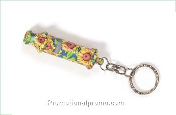 Metal whistle keychain