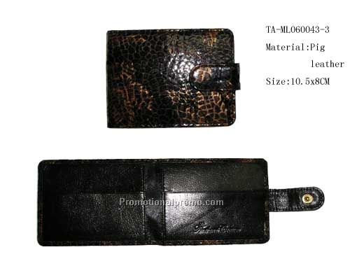 pig leather women`s wallet