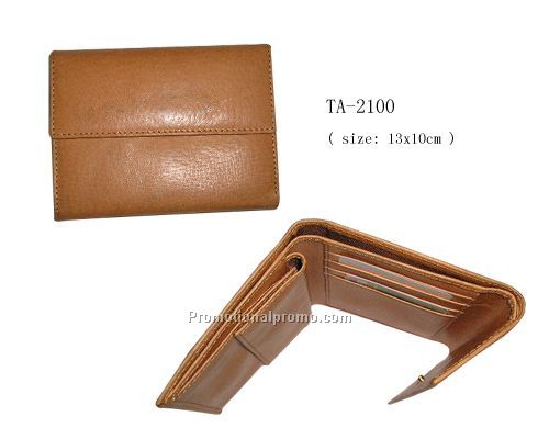 trifold man leather wallet