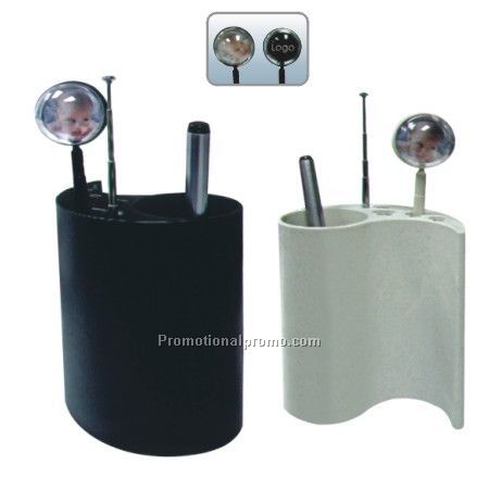 FM RADIO PEN HOLDER WITH SPEAKER